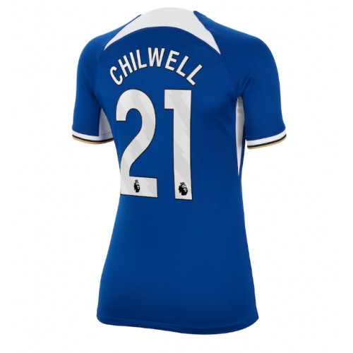 Fotbalové Dres Chelsea Ben Chilwell #21 Dámské Domácí 2023-24 Krátký Rukáv